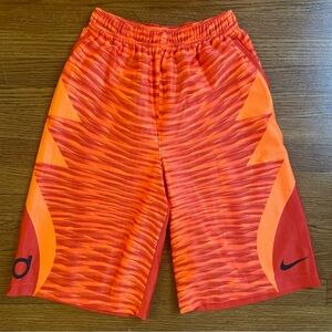Nike Dri-fit Orange Athletic Shorts